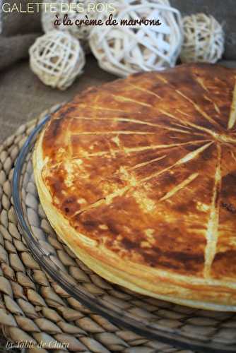 Galette des rois à la crème de marrons 