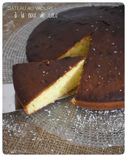 Gâteau au yaourt à la noix de coco 