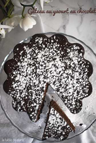 Gâteau au yaourt au chocolat