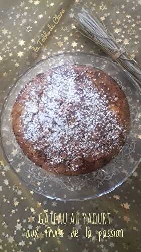 Gâteau au yaourt aux fruits de la passion 