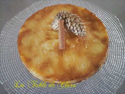 Gâteau invisible pommes poires