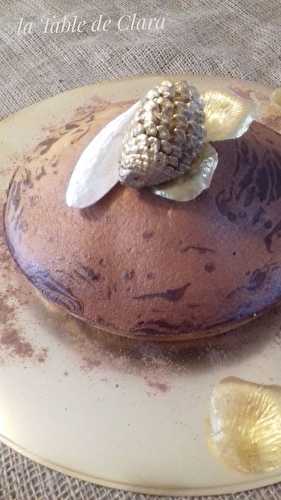 Gâteau (presque) zébré 