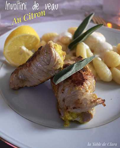 Involtini de veau au citron