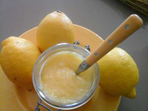 Lemon curd ou crème au citron 