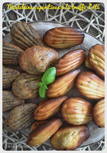 Madeleines apéritives à la truffe d'été