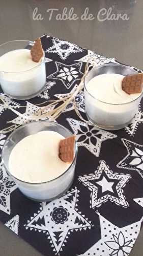 Mousse au chocolat blanc 