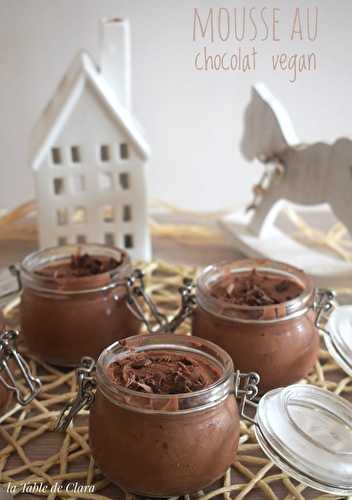 Mousse au chocolat vegan