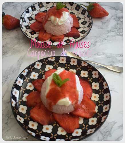 Mousse de fraises