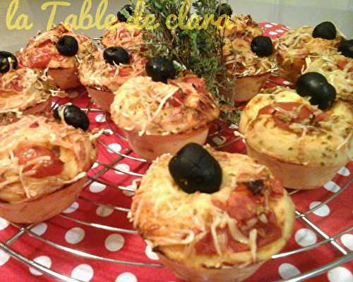 Muffins façon pizza