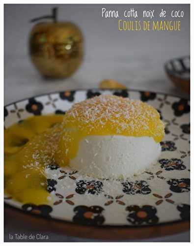 Panna cotta à la noix de coco 