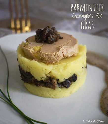 Parmentier Champignons foie gras 