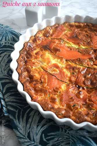 Quiche aux 2 saumons 