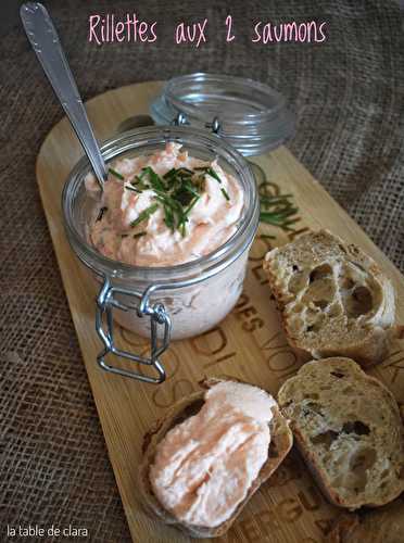 Rillettes aux 2 saumons