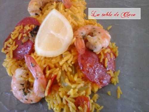 Riz aux crevettes 