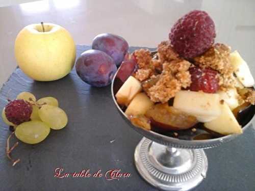 Salade de fruits d'automne 