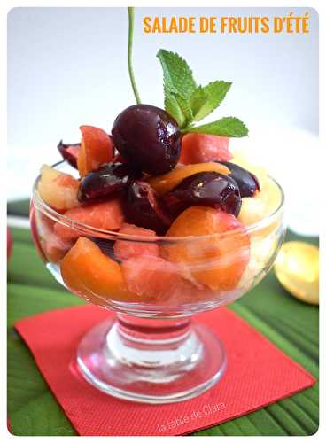 Salade de fruits d'été 