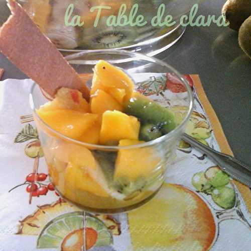 Salade de fruits exotiques 