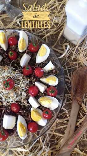 Salade de lentilles