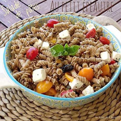 Salade de pâtes au petit épeautre 