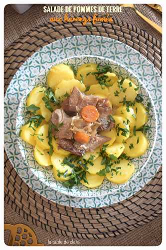 Salade de pommes de terre et harengs fumés