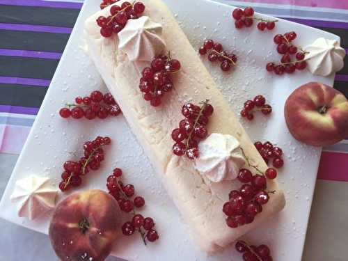 Semifreddo aux pêches