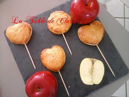 Sucettes de chaussons aux pommes