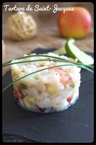 Tartare de Saint-Jacques