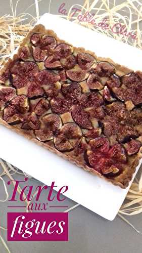 Tarte aux figues