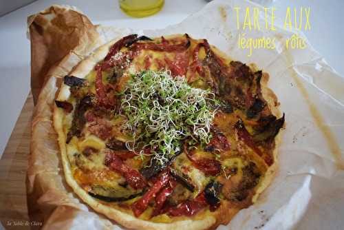 Tarte aux légumes rôtis 