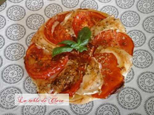 Tartelettes fines tomates et chèvre 