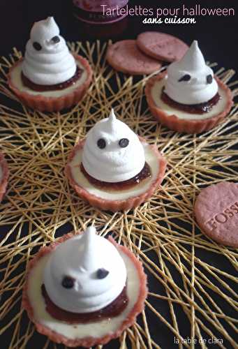 Tartelettes pour halloween sans cuisson