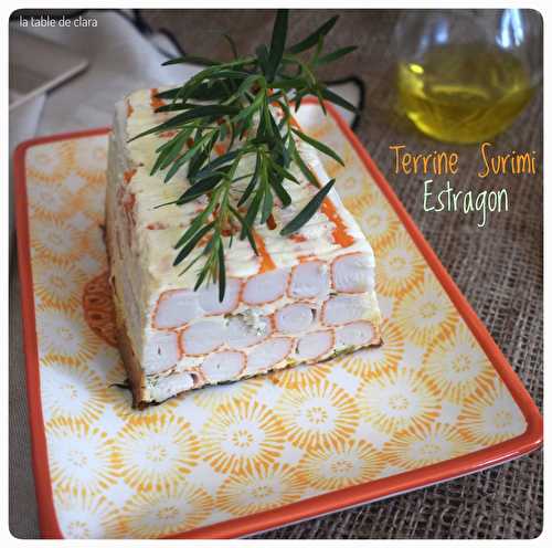 Terrine surimi estragon