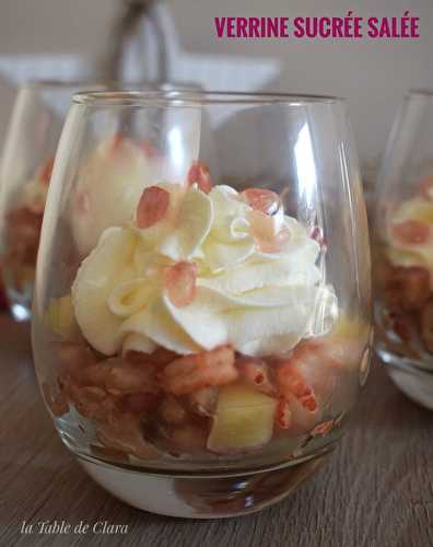 Verrine sucrée salée 