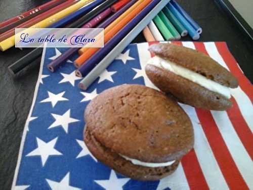 Whoopies tout chocolat 