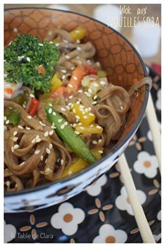 Wok aux nouilles Soba