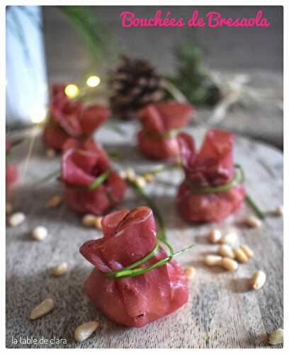 Bouchées de bresaola