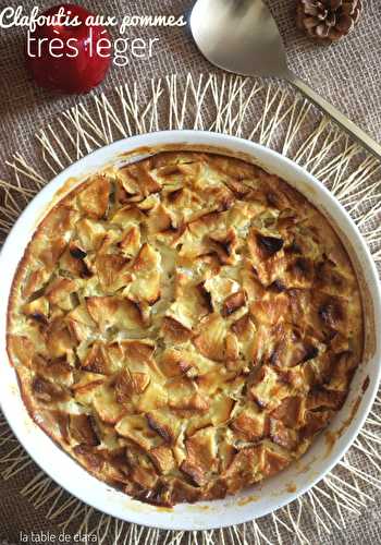 Clafoutis aux pommes ... très léger