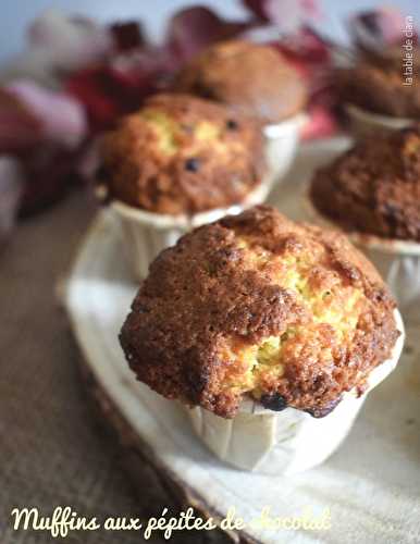 Muffins aux pépites de chocolat 