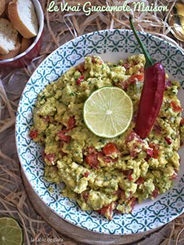 Le vrai guacamole maison