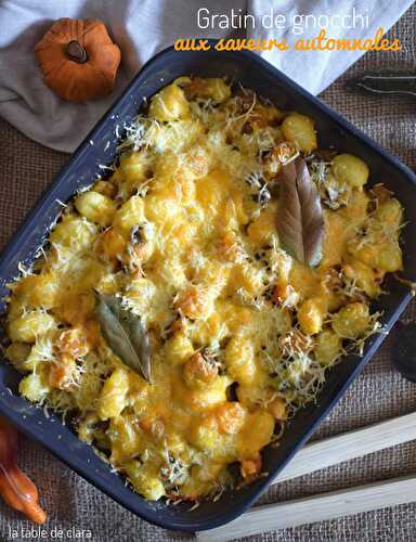 Gratin de gnocchi aux saveurs automnales