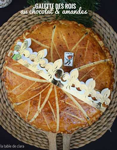 Galette des rois au chocolat & amandes