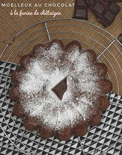 Moelleux au chocolat à la farine de châtaigne