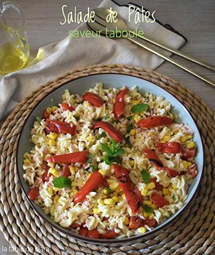 Salade de pâtes saveur taboulé