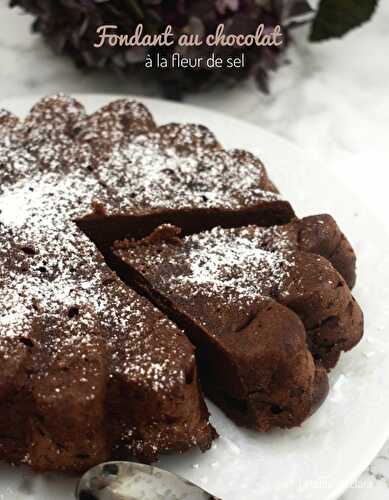 Fondant au chocolat à la fleur de sel et au mascarpone