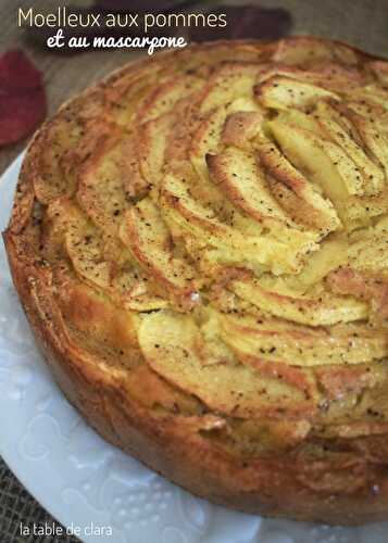 Moelleux aux pommes et au mascarpone