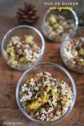 Duo de quinoa aux agrumes