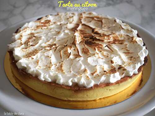 Tarte au citron meringuée