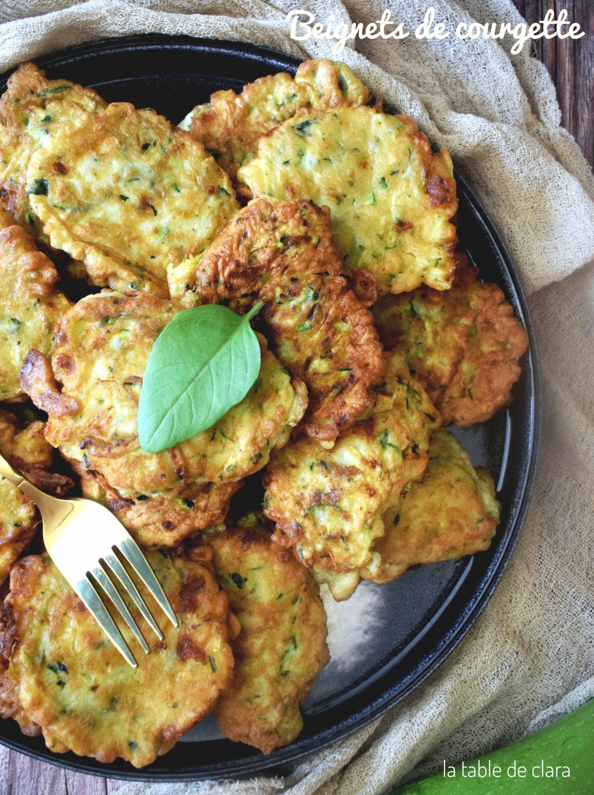 Beignets de courgette