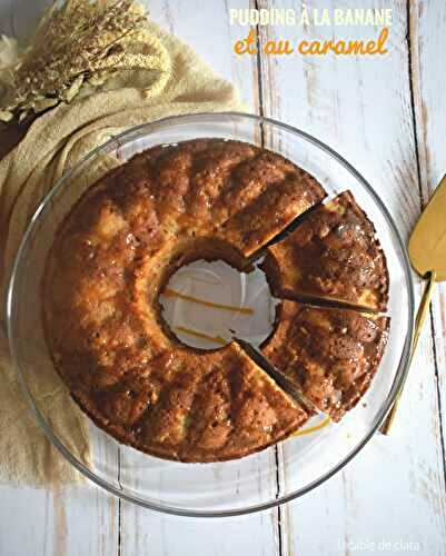 Pudding à la banane et au caramel