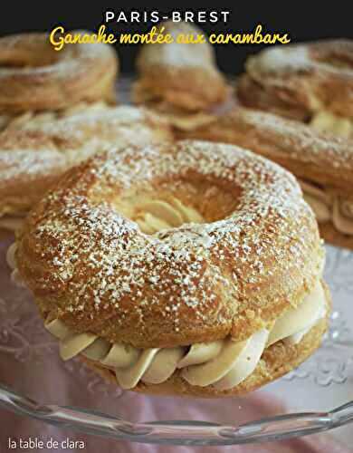 Paris-Brest ganache montée aux carambars